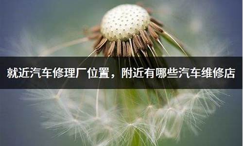 就近的汽车维修(就近汽车维修店补胎)(图1)